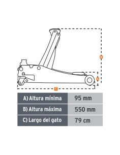 GATO HIDRÁULICO PROFESIONAL PATÍN 2