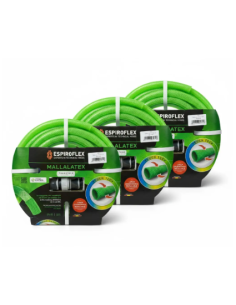 MANGUERA LATEX MALLA 5/8  KIT 10 MT.