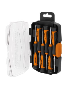 JUEGO DESTORNILLADORES LARGOS PRECISION, 6 PIEZAS