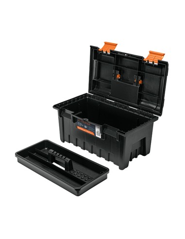 CAJA PARA HERRAMIENTA, AMPLIA 48CM, COLOR NARANJA