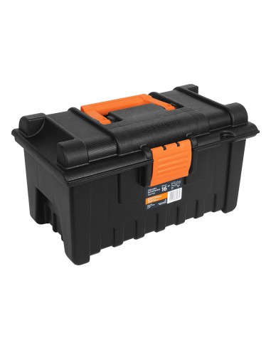 CAJA PARA HERRAMIENTA, AMPLIA 40CM, COLOR NARANJA