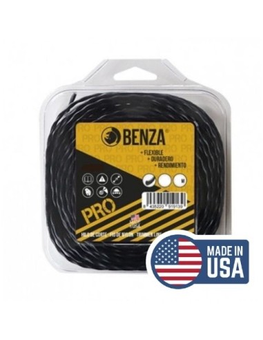 HILO NYLON BENZA TRENZADO PRO 2,4MM 15M