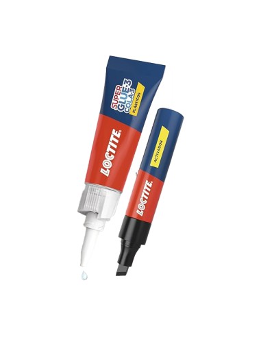 LOCTITE SUPER GLUE PLASTIC DIFICILES 2 g