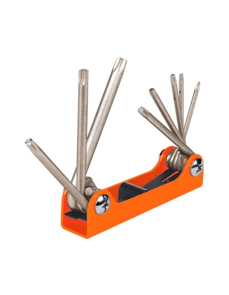 JUEGO DE LLAVES TORX, 8 PIEZAS, TIPO NAVAJA