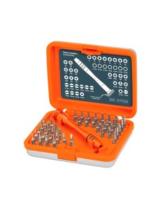 JUEGO DESTORNILLADORE DE PRECISION Y PUNTAS, 42PZS 2