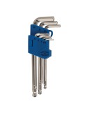 JUEGO 7 LLAVES ALLEN LARGAS PUNTA BOLA 2,5 A 10MM