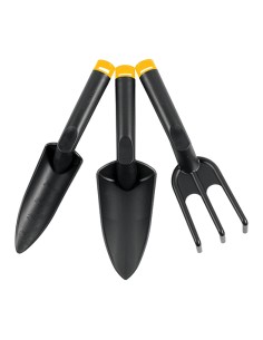 JUEGO HERRAMIENTAS PARA JARDIN 3 PIEZAS, PRETUL