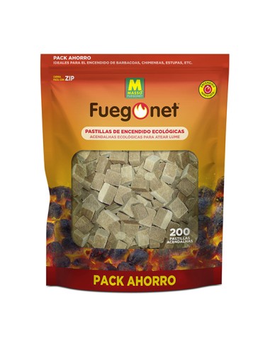 FUEGO NET PACK 200 PASTILLAS ECOLOGICAS