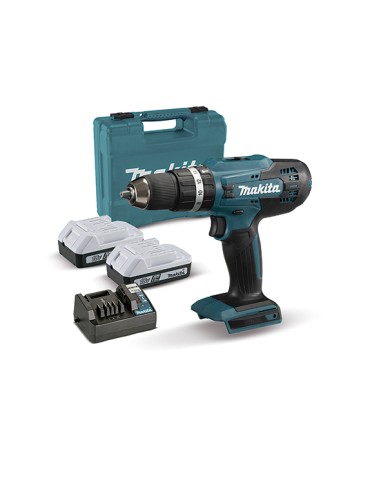 TALADRO PERCUTOR MAKITA 18V 42Nm 1,5AH 2 BAT.