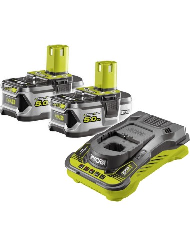 RYOBI CARGADOR + BATERIA RC18150-250 IN2 18V 5Ah