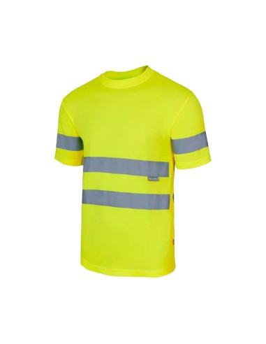 CAMISETA ALTA VISIBILIDAD AMARILLO FLUOR